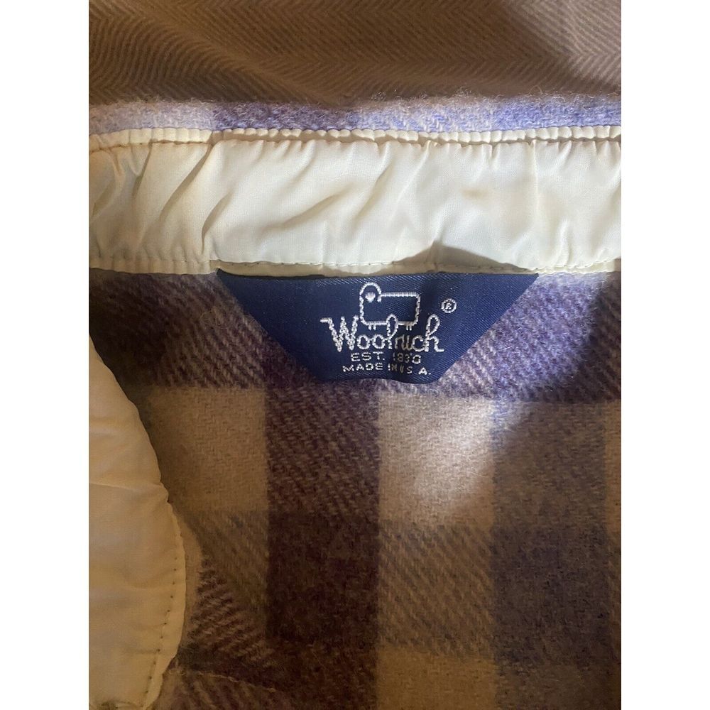 Vintage 80s Woolrich Wool Jacket in‎ Scarce All Buttons Present  Woman's M Read - Picture 4 of 6